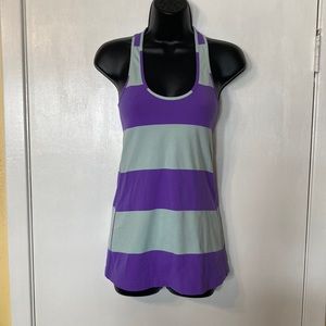 lululemon athletica color blocking tank top